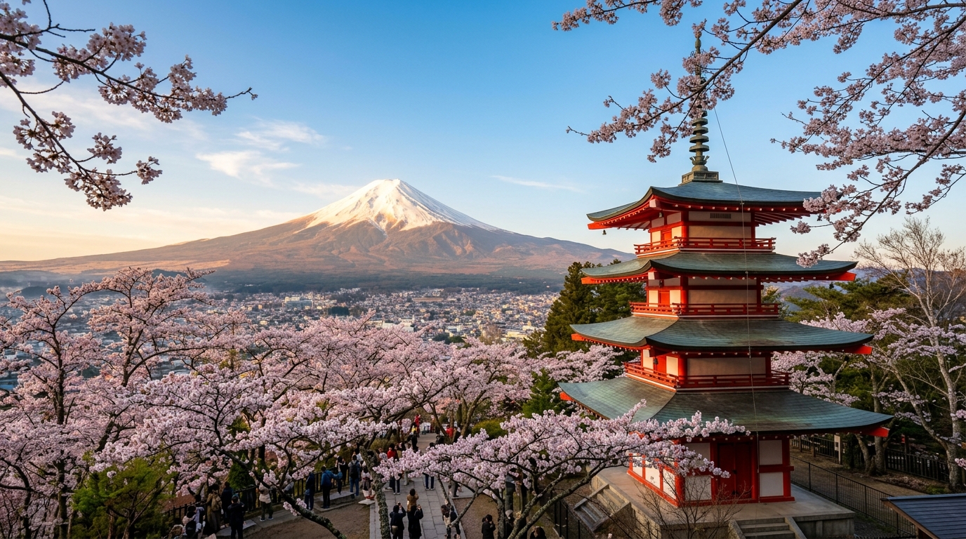 Saily eSIM Japan Tokyo & Mount Fuji High-Speed 5G